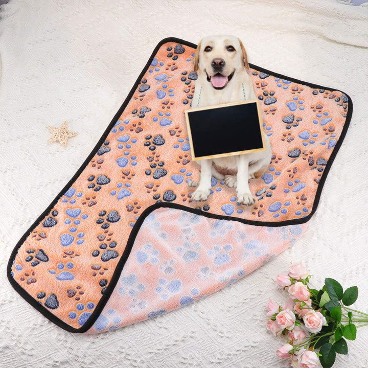 1 Pc Pet Plush Blanket Fleece Pet Blanket Super Blanket Puppy Supplies Pet Dog Blanket Kitten Puppy Bed Cover Fluffy Throw Dog Blanket Dog Blankets Cats and Dogs Baby Cat Blanket