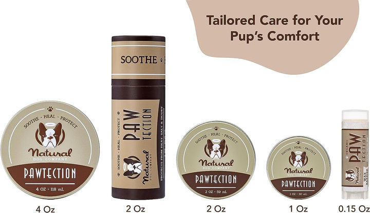 Pawtection, 1 Oz Tin, Veterinarian-Approved, All-Natural Dog Paw Balm and Moisturizer, Nourishing Dog Paw Protector for Rough Terrain and Harsh Temperatures